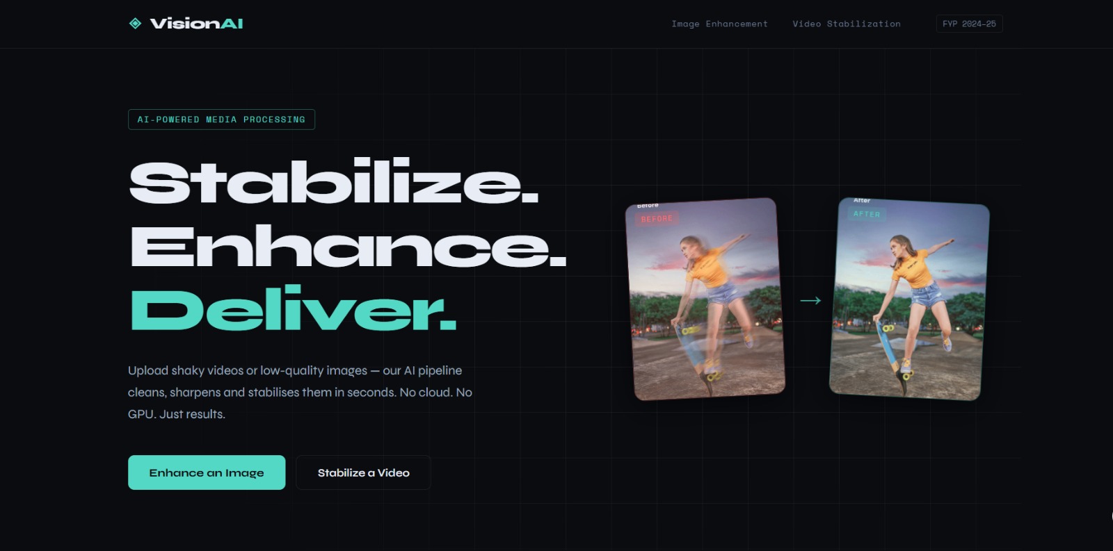 AI Video Stabilizer & Photo Enhancer